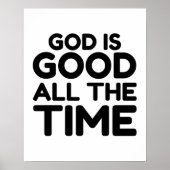 De hele tijd is God goed Poster (Voorkant)