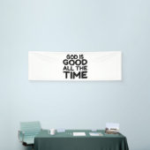 De hele tijd is God goed Spandoek (Beurs)