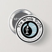 De hele waarheid: knoop ronde button 5,7 cm (Voorkant /achterkant)