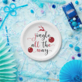 de hele weg papieren bordje (Feest)