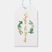 De hele weg springen cadeaulabel (Voorkant)