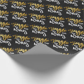 De hele weg springen cadeaupapier (Hoek)