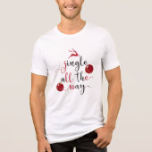 de hele weg Tri-Blend shirt (Voorkant)