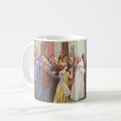 De hele wereld houdt van de beste leider koffiemok (Voorkant links)