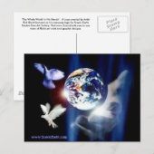 De hele wereld in zijn handen post Kaart (Voorkant / Achterkant)