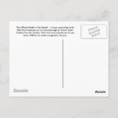 De hele wereld in zijn handen post Kaart (Achterkant)