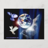 De hele wereld in zijn handen post Kaart (Voorkant)