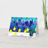 De hele wereld in zijn handen Wenskaart Kaart (Achterkant)