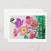 De hele wereld is een podium briefkaart (Voorkant / Achterkant)