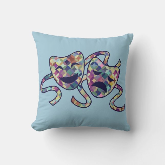 De hele wereld is een podium.. kussen (Voorkant)