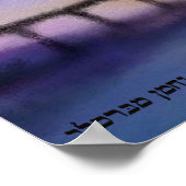 De hele wereld is een zeer smalle brug poster (Hoek)