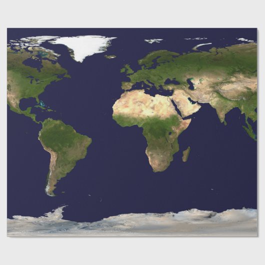 De hele wereld - planeet Aarde Cadeaupapier (Vlak)