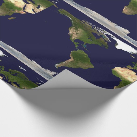 De hele wereld - planeet Aarde Cadeaupapier (Hoek)