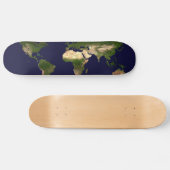 De hele wereld - planeet Aarde Persoonlijk Skateboard (Horizontaal)