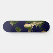 De hele wereld - planeet Aarde Persoonlijk Skateboard (Horizontaal)