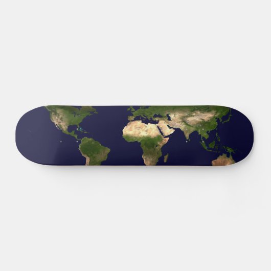 De hele wereld - planeet Aarde Persoonlijk Skateboard (Horizontaal)