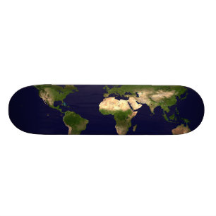 De hele wereld - planeet Aarde Persoonlijk Skateboard