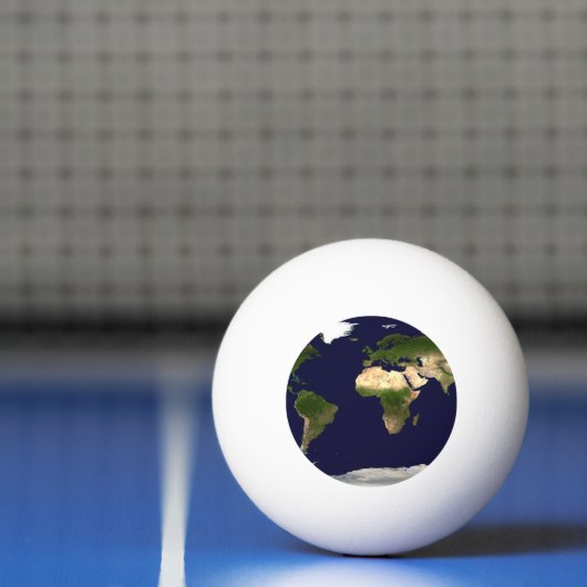 De hele wereld - planeet Aarde Pingpongbal (Net)