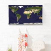 De hele wereld - planeet Aarde Spandoek (Insitu)