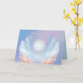 De helende Engelen, Blauw, worden goed Kaart (Gele Bloem)