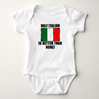 De helft Italiaan is beter dan niets Romper