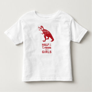 "De helft van alle T. Rexes waren het Raglan T-shi Kinder Shirts