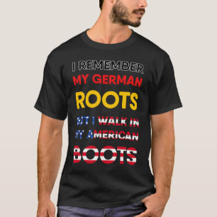 De helft van de Amerikaanse Groene Duitse Werelder T-shirt