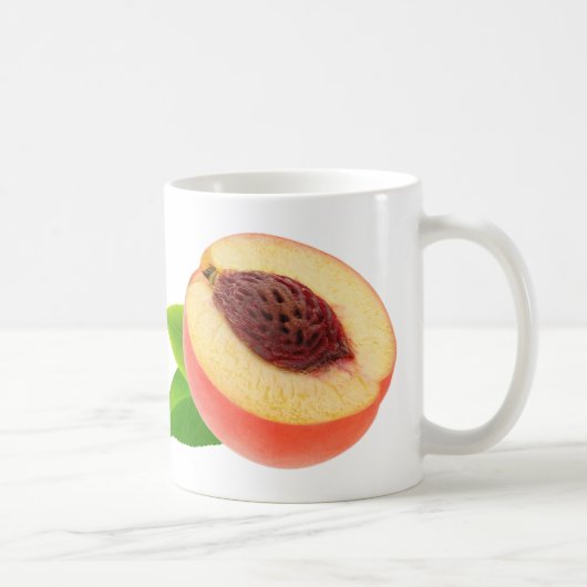 De helft van de perzik koffiemok (Rechts)