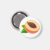 De helft van de perzik magneet (Voorkant / Achterkant)