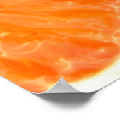 De helft van een Oranje segment Poster (Hoek)