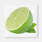 De helft van limoen magneet (Voorkant)