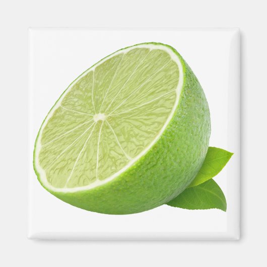 De helft van limoen magneet (Voorkant)