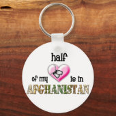 De helft van mijn hart...afghanistan 2 sleutelhanger (Voorkant)