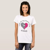 De helft van mijn hart Koeweit T-shirt (Voorkant volledig)