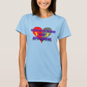 De helft van mijn hart ligt in Afghanistan T-shirt