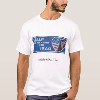 De helft van mijn hart - Soldaat T-shirt