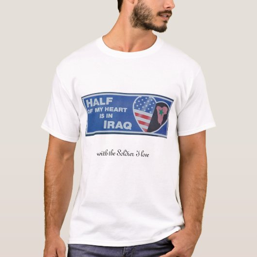 De helft van mijn hart - Soldaat T-shirt (Voorkant)