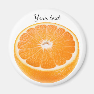 De helft van sinaasappel magneet