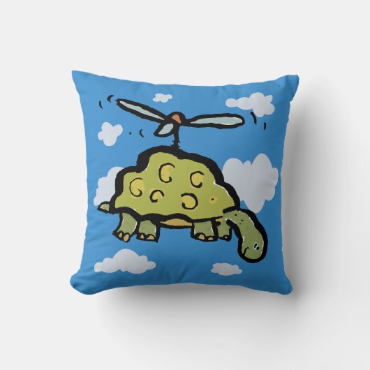 de helikopter schildpad kussen (Voorkant)