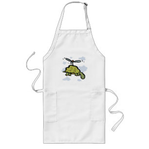 de helikopter schildpad lang schort