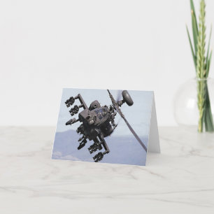 De Helikopter van de Aanval van Aapache Feestdagen Kaart