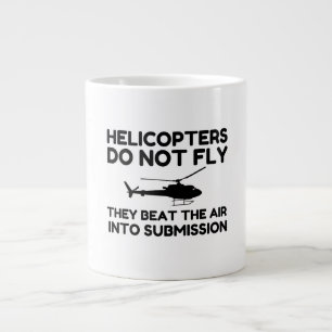 De helikopter vliegt niet met de lucht naar Submi Grote Koffiekop
