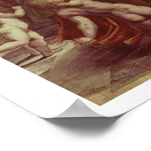 De heling van het Man Lame (cartoon voor de Sisti Poster (Hoek)