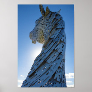 De Helix, de Kelpies, Falkirk - Bezoek Schotland Poster