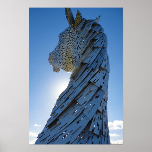 De Helix, de Kelpies, Falkirk - Bezoek Schotland Poster (Voorkant)