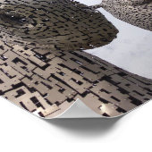 De Helix, de Kelpies, Falkirk - Bezoek Schotland Poster (Hoek)