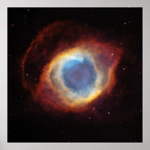 De Helix Nebula NGC 7293 Caldwell 63 Poster