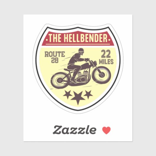 De Hellbender Route 28 North Carolina Sticker (Vel)