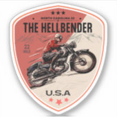 De Hellbender Route 28 North Carolina Sticker (Voorkant)