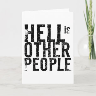 DE HELLE ZIJN ANDERE MENSEN goede quote Sartre JOM Kaart
